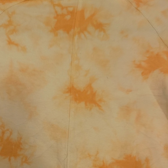 Athleta Orange Yelliw Tie-dye Crewneck Sweatshirt Size XXS - Picture 4 of 4
